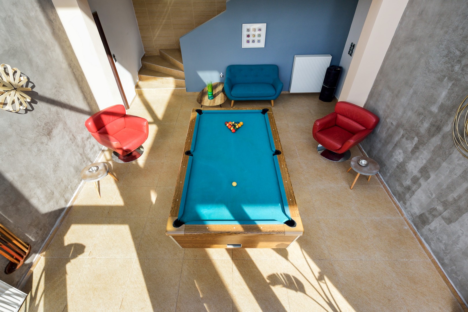 Billiard Room from above